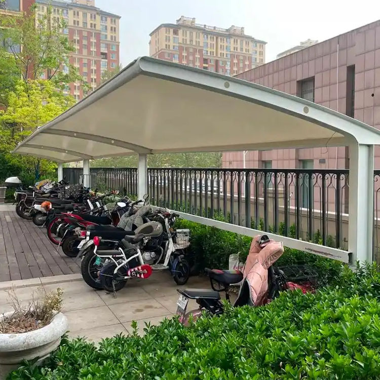 长宁区膜结构电动车棚